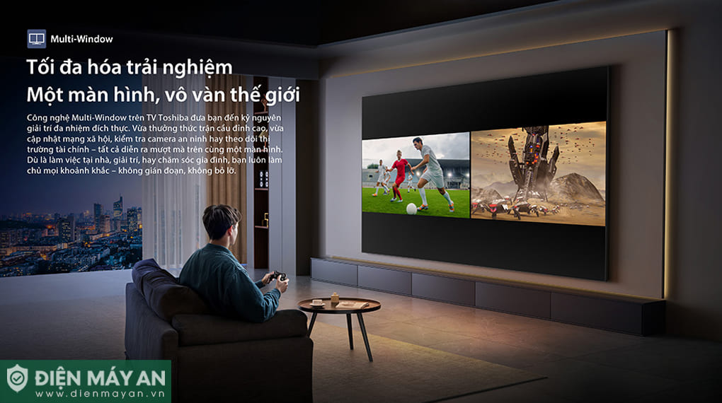 Smart Tivi Mini LED Toshiba AI 4K 75 inch 75Z770RP